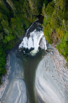 Calvin Falls from above.