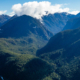 An aerial view of the intact McKelvie Valley near Tahsis