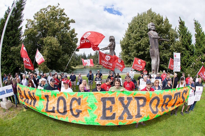 A Sustainable Forestry March & Rally Port Alberni hosted by the Pulp